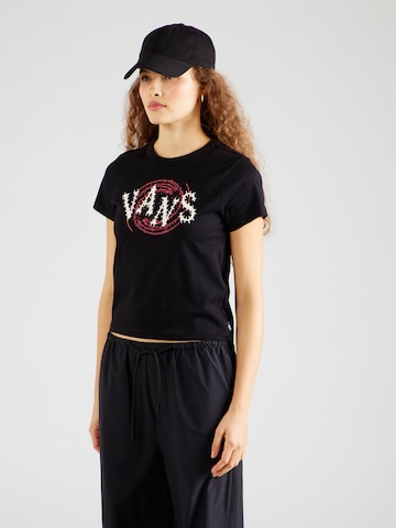 T-shirt 'SPIRAL DOWN MINI' VANS en noir : devant