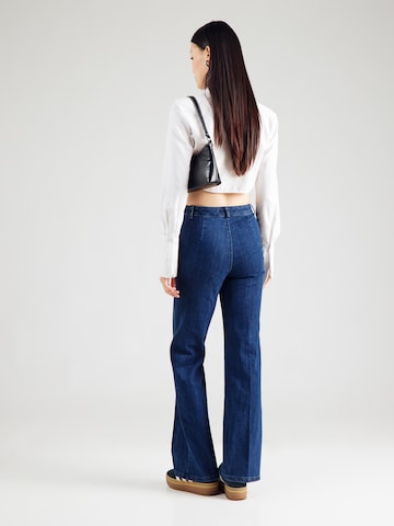 UNITED COLORS OF BENETTON Bootcut Jeansy w kolorze niebieski