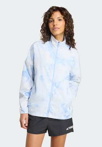 Veste outdoor ADIDAS TERREX en blanc : devant