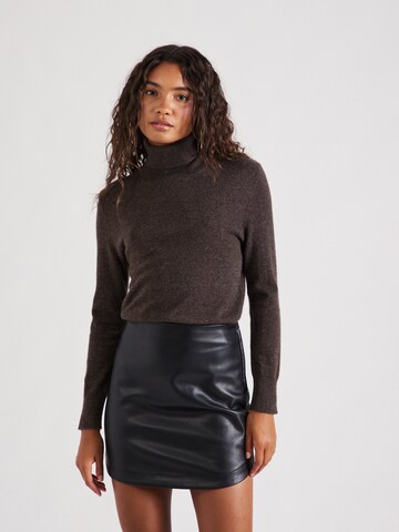 Pure Cashmere NYC Sweater in Brown: front