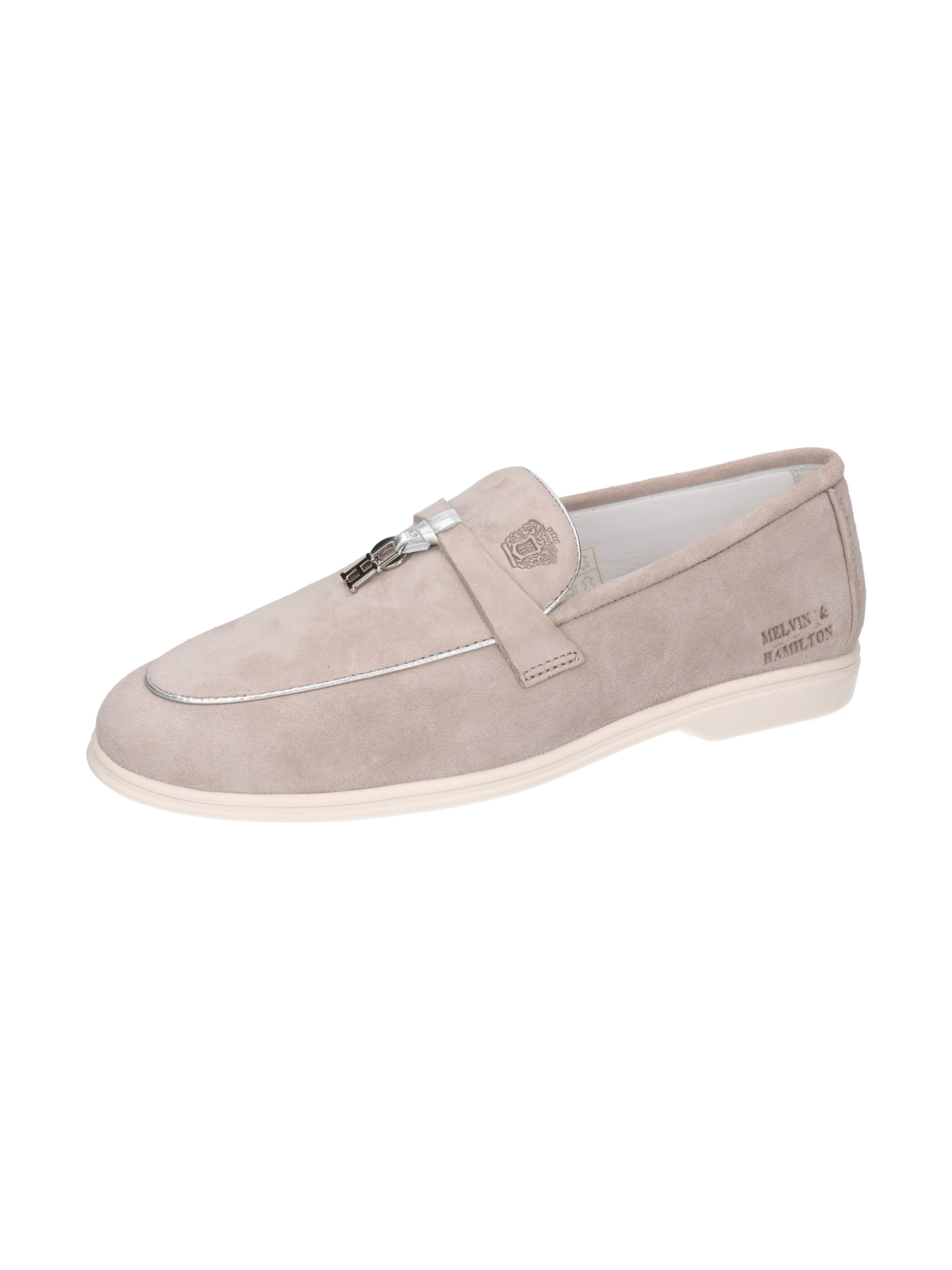 MELVIN & HAMILTON Moccasins 'Adley 24' in Grey: front