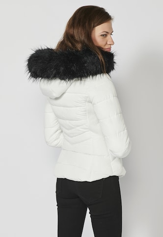 KOROSHI Zimní bunda – bílá
