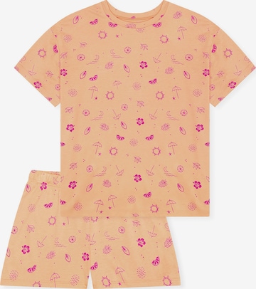 SCHIESSER Pajamas ' Teens Nightwear ' in Orange: front