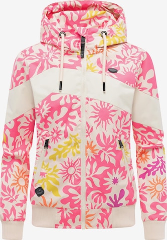 Ragwear Funktionsjacke 'Nuggie' in Pink: Vorderseite