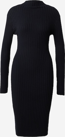 MELAWEAR Úpletové šaty 'SHIVANI' – černá: přední strana