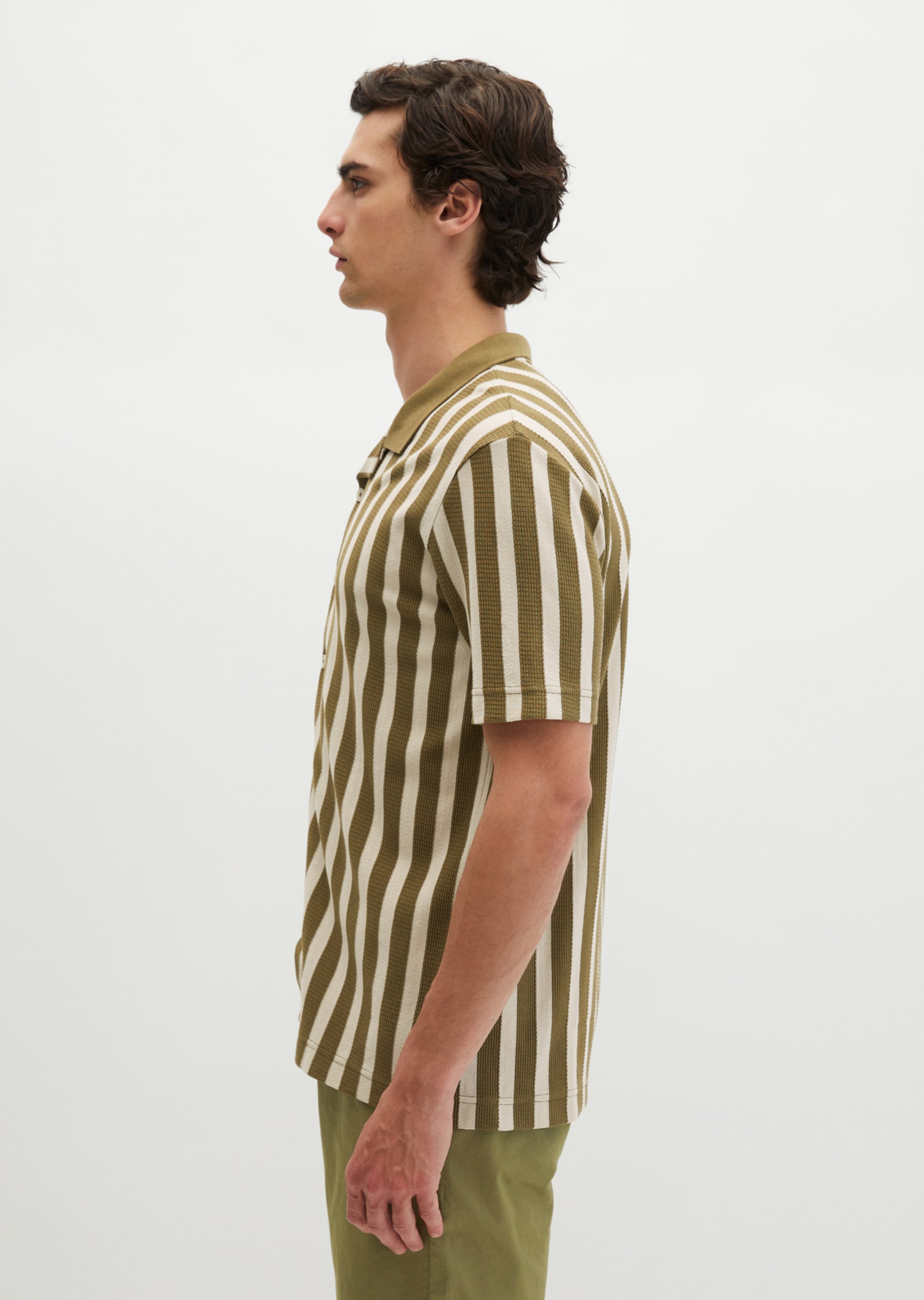 Marc O'Polo Regular fit Button Up Shirt in Green