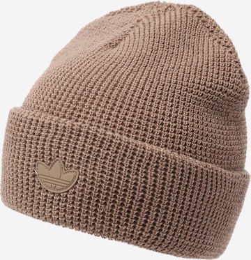 ADIDAS ORIGINALS - Gorros 'Rifta' em castanho: frente