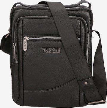 Borsa a spalla di Northampton Polo Club in nero: frontale