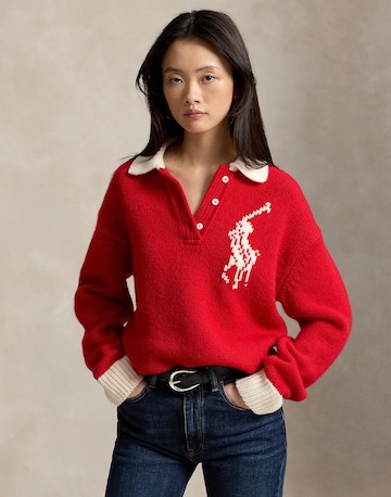 Pullover di Polo Ralph Lauren in rosso: frontale