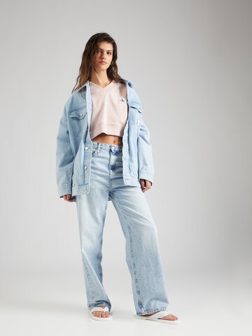 rožinė Calvin Klein Jeans Megztinis be užsegimo