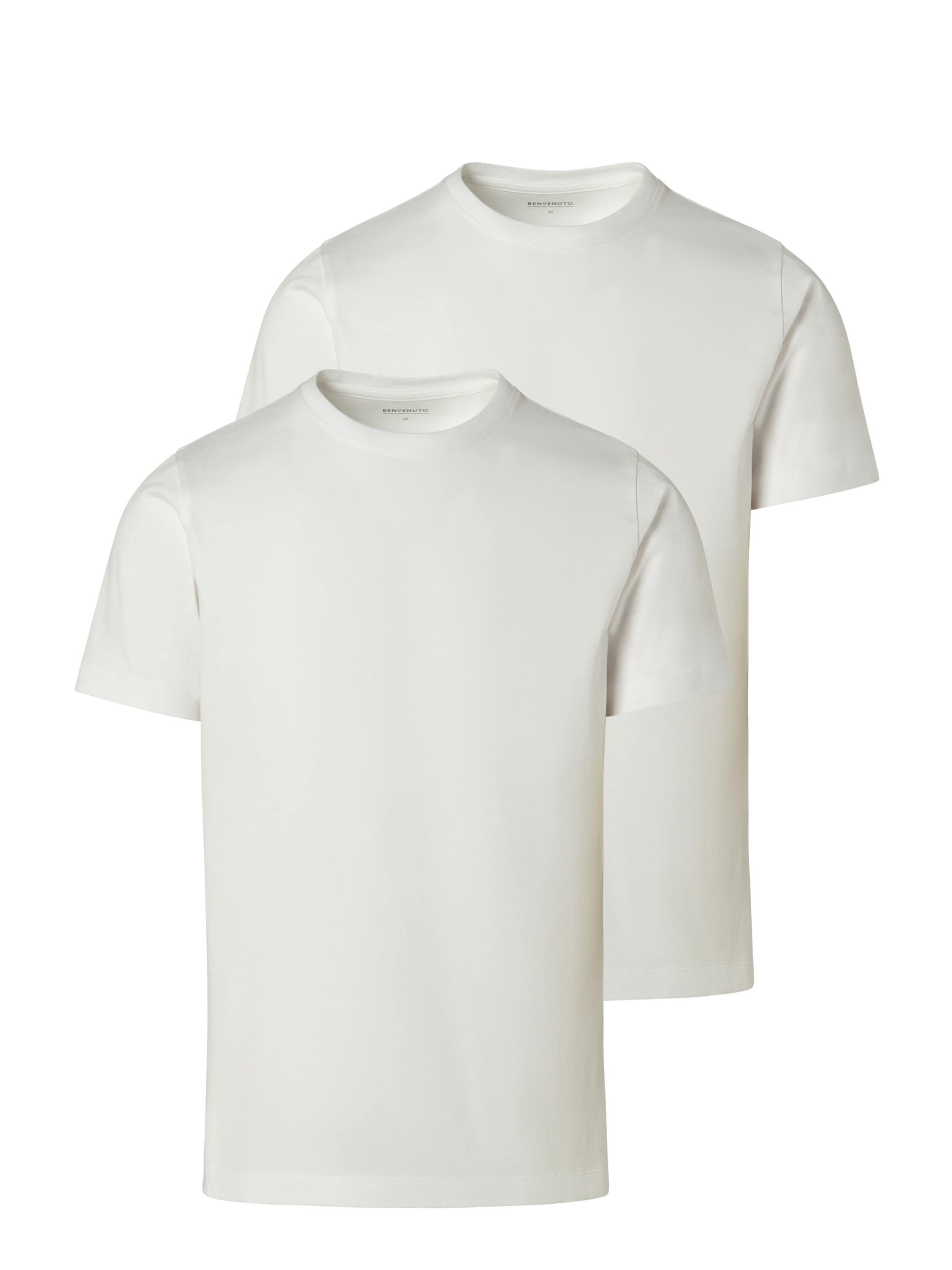 T-Shirt BENVENUTO en blanc : devant