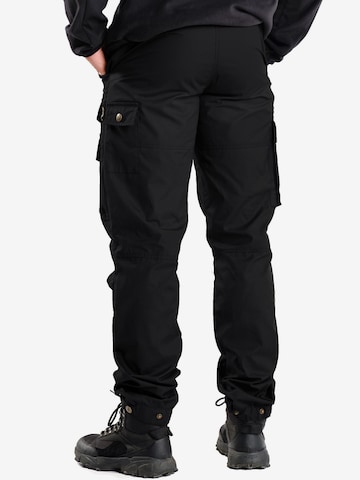 Regular Pantalon outdoor 'Leviathan' normani en noir