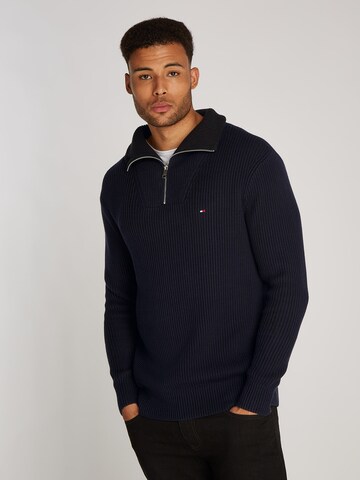 TOMMY HILFIGER Trui in Blauw: voorkant