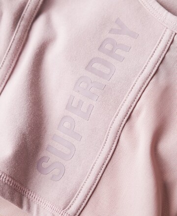 Superdry Bustier Sporttop in Lila