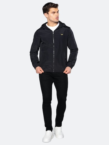 Threadbare Between-season jacket 'Carbon' in Black