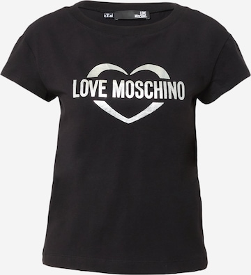 T-shirt 'MAGLIETTA' Love Moschino en noir : devant