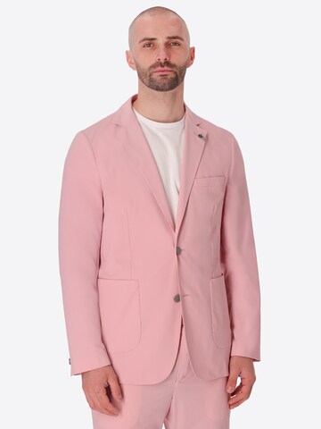 Distretto12 Slim fit Suit Jacket in Pink: front