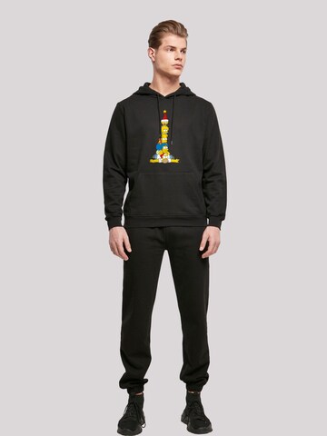 F4NT4STIC Sweatshirt 'The Simpsons Family Christmas Weihnachtsbaum' in Black