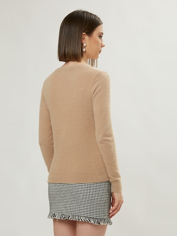 Influencer Pullover in Beige