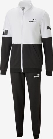 PUMA Tracksuit 'Power' in Black: front