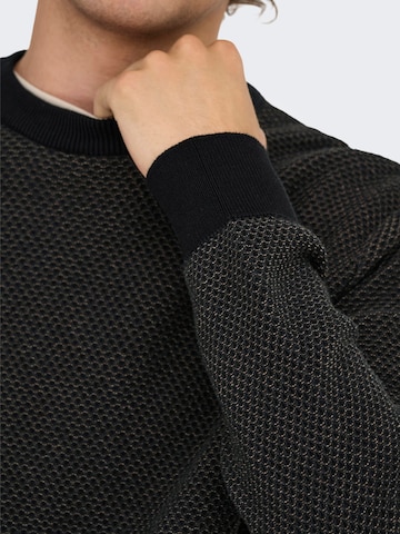 Only & Sons Pullover 'ONSMorgan' i sort