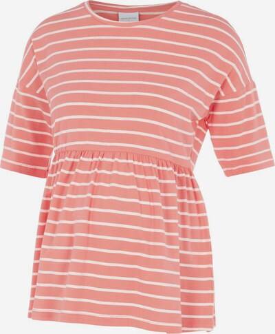MAMALICIOUS Shirt 'Otea' in koralle / weiß, Produktansicht