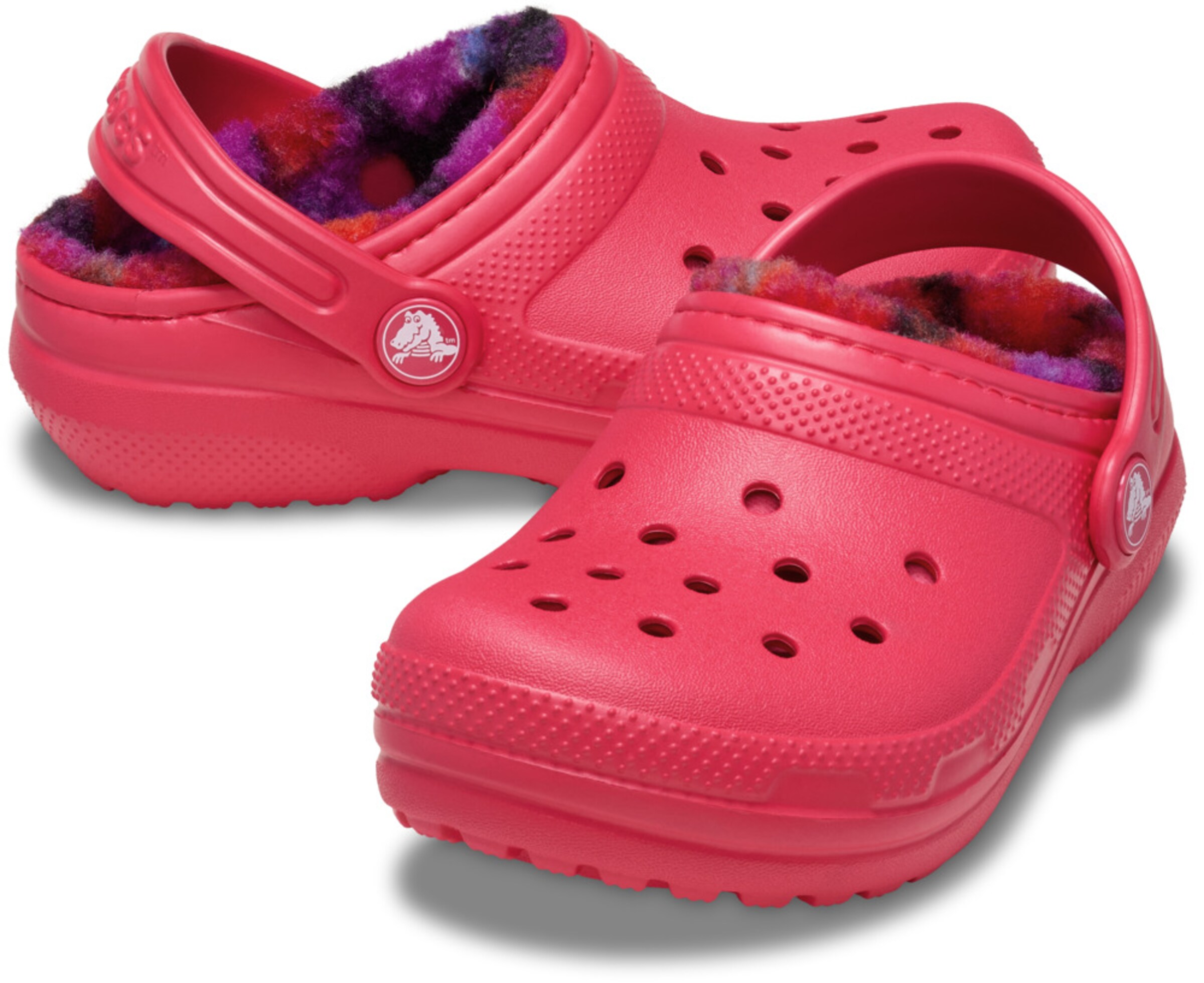 Crocs - Sapatos abertos em rosa: frente