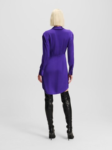 Karl Lagerfeld Kleid 'Signature Chain' in Lila