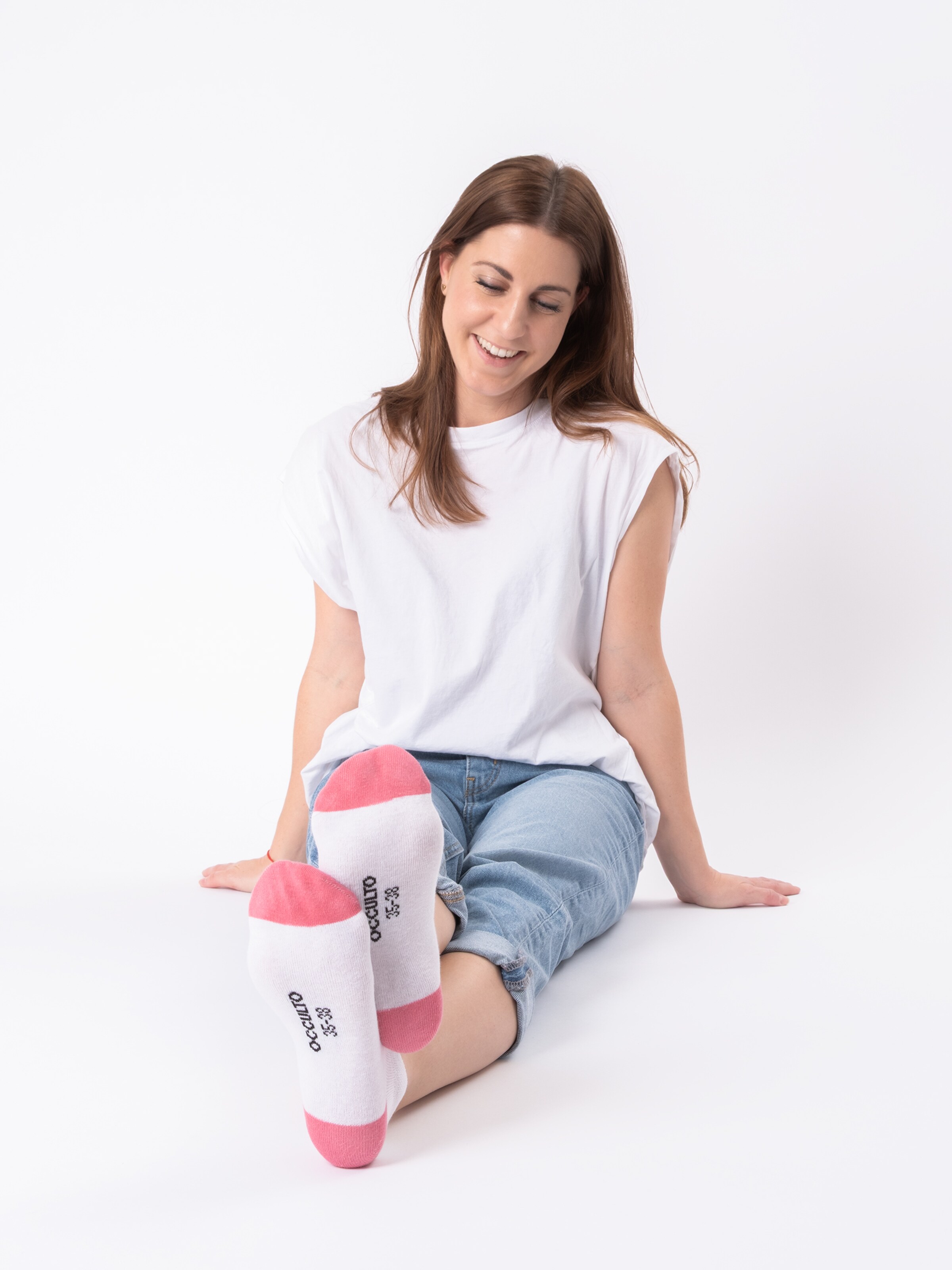 Occulto Socks 'Maja' in White