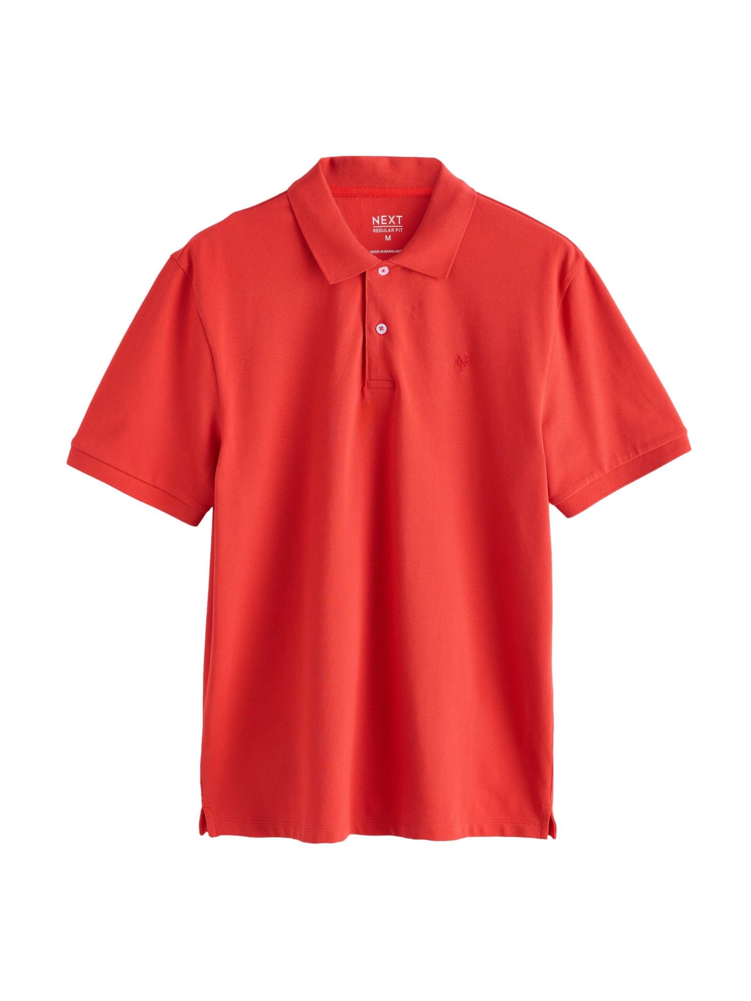 Next Poloshirt in Rot: Vorderseite