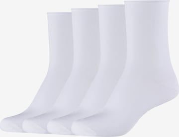 s.Oliver Socks in White: front