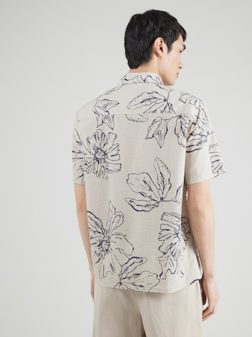 Coupe regular Chemise 'INGarden' INDICODE JEANS en gris