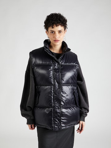 TOPSHOP Bodywarmer in Zwart: voorkant