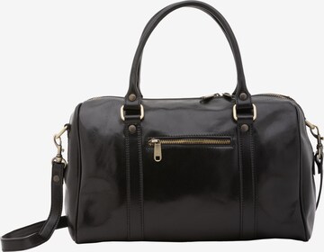 Borsa da viaggio 'Borsa a Bauletto Donna Pelle Vacchetta - Tracolla Rimovibile' di I Fratelli in nero: frontale