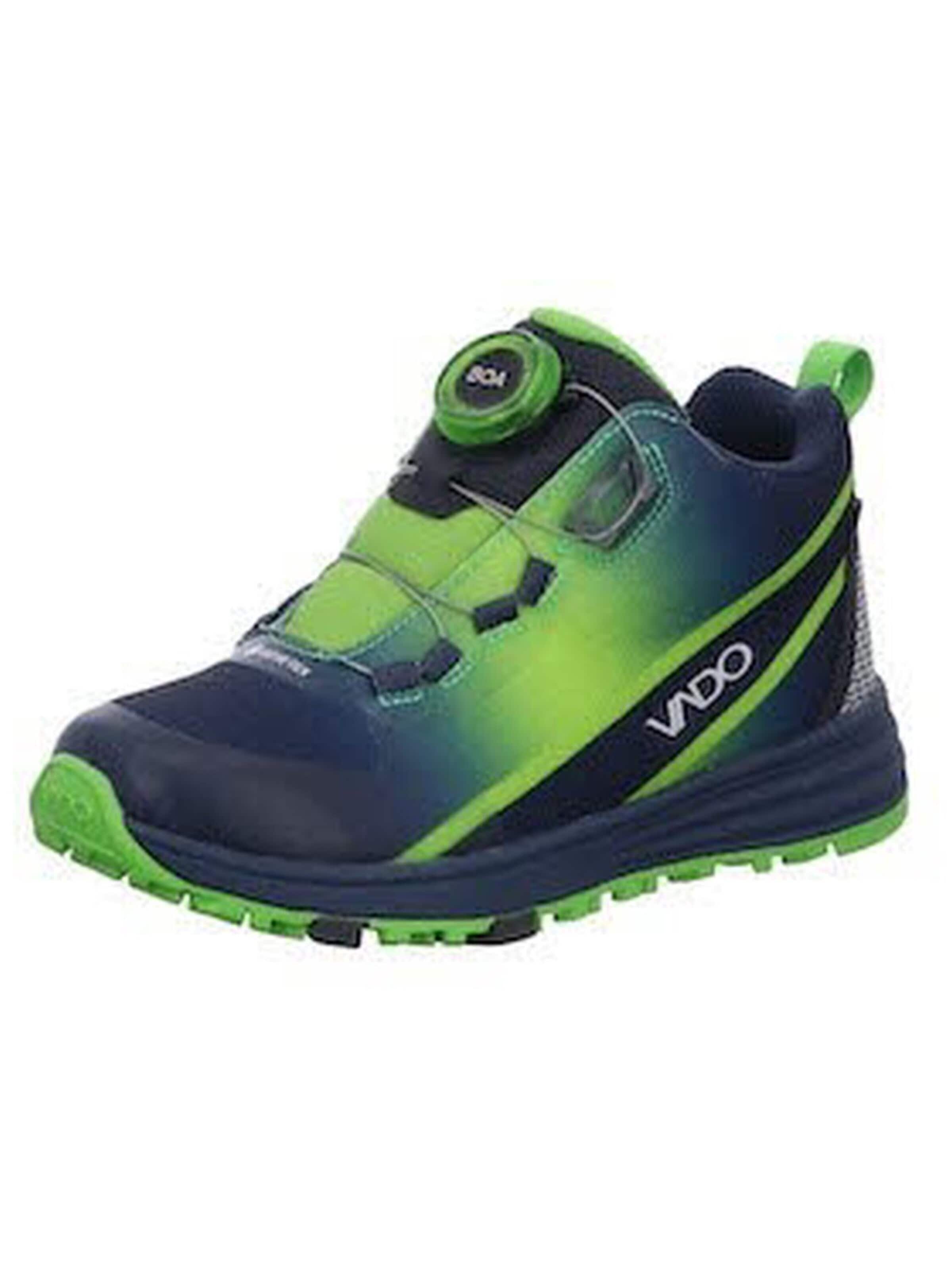 Vado Sneakers 'Sneaker Jungen 83406 3401 126 Kunststoff (Synthetik) in grün' in Green: front