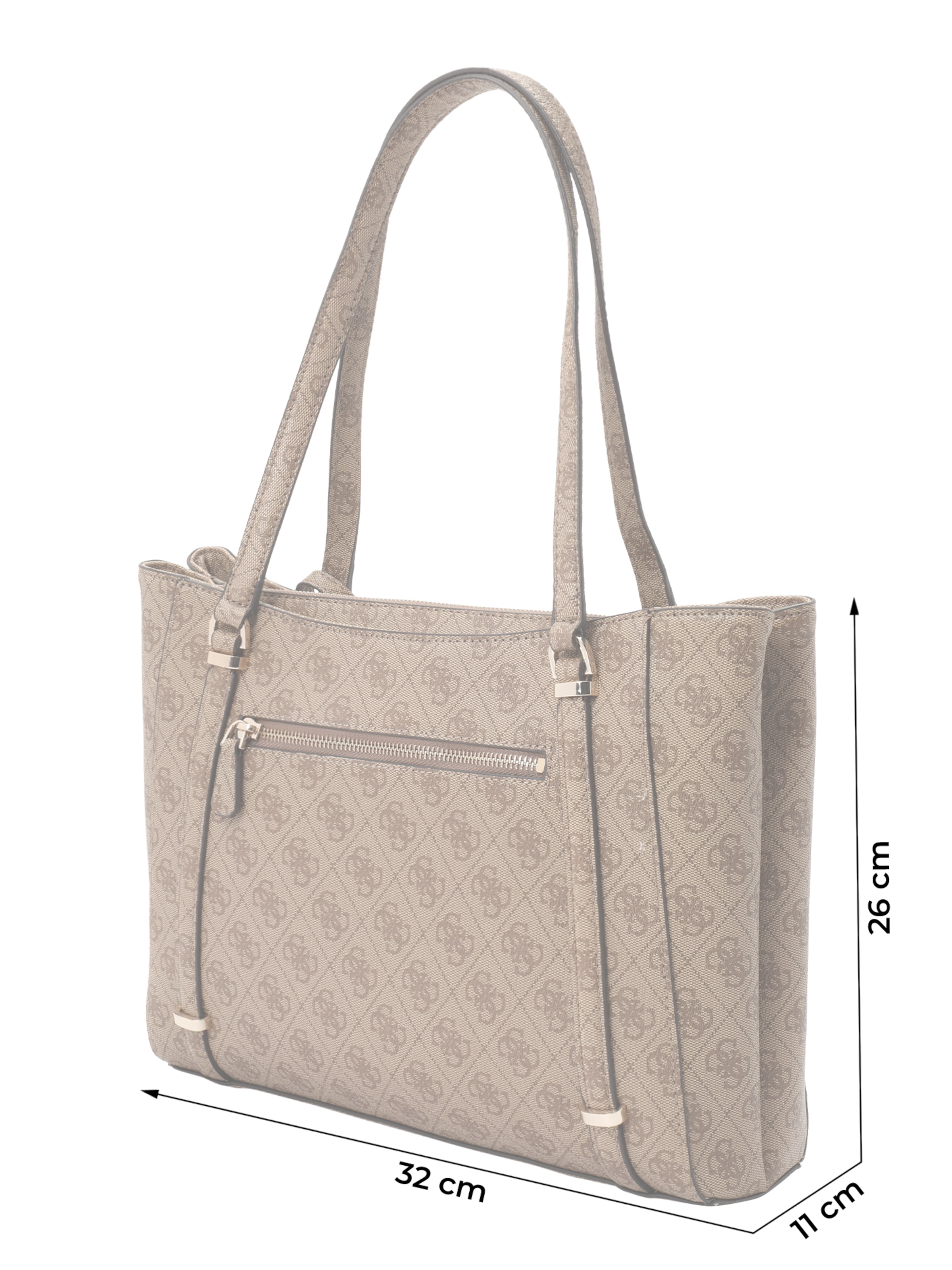 GUESS Taška přes rameno 'ECO ERICA ELITE TOTE' – hnědá