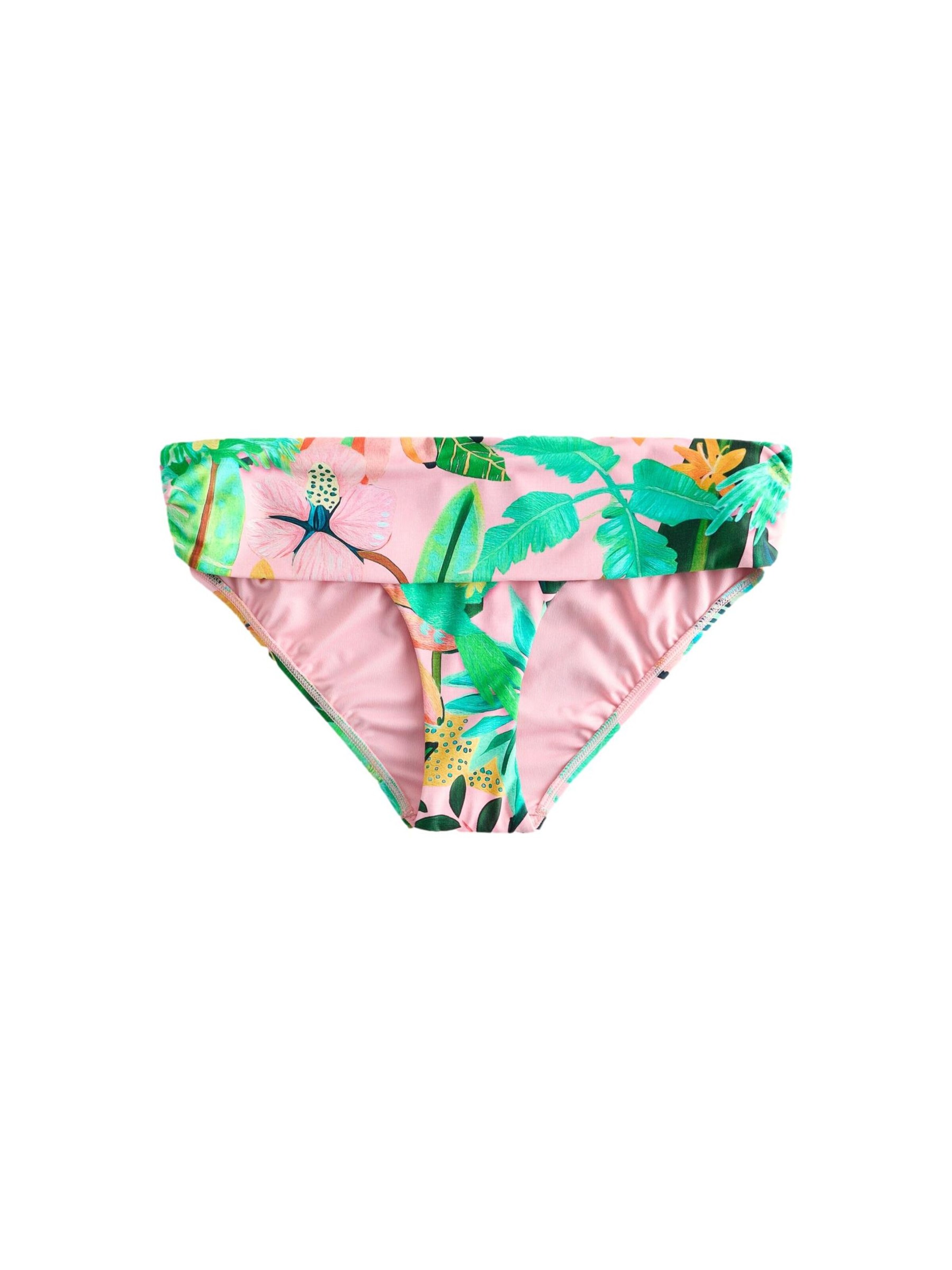 Next Bas de bikini en aqua / rose, Vue avec produit