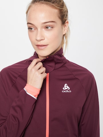 ODLO Athletic Jacket in Red