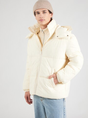 Giacca invernale 'ONSORSON' di Only & Sons in bianco: frontale