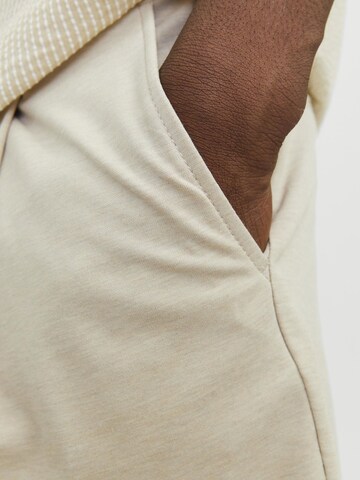 JACK & JONES Wide Leg Lærredsbukser i beige