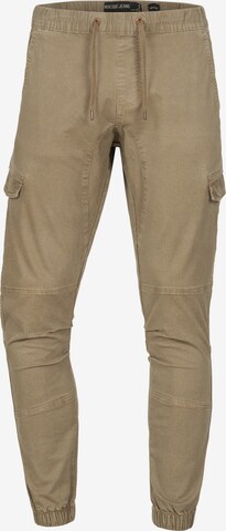 INDICODE JEANS Regular Cargo Pants ' Cantu ' in Beige: front