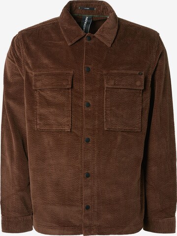 No Excess Button Up Shirt in Brown: front