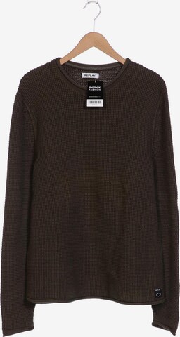 REPLAY Pullover XL in Grün: predná strana