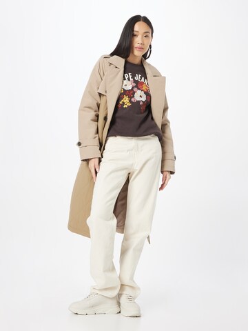 Pepe Jeans Sweatshirt 'Stephanie' in Brown