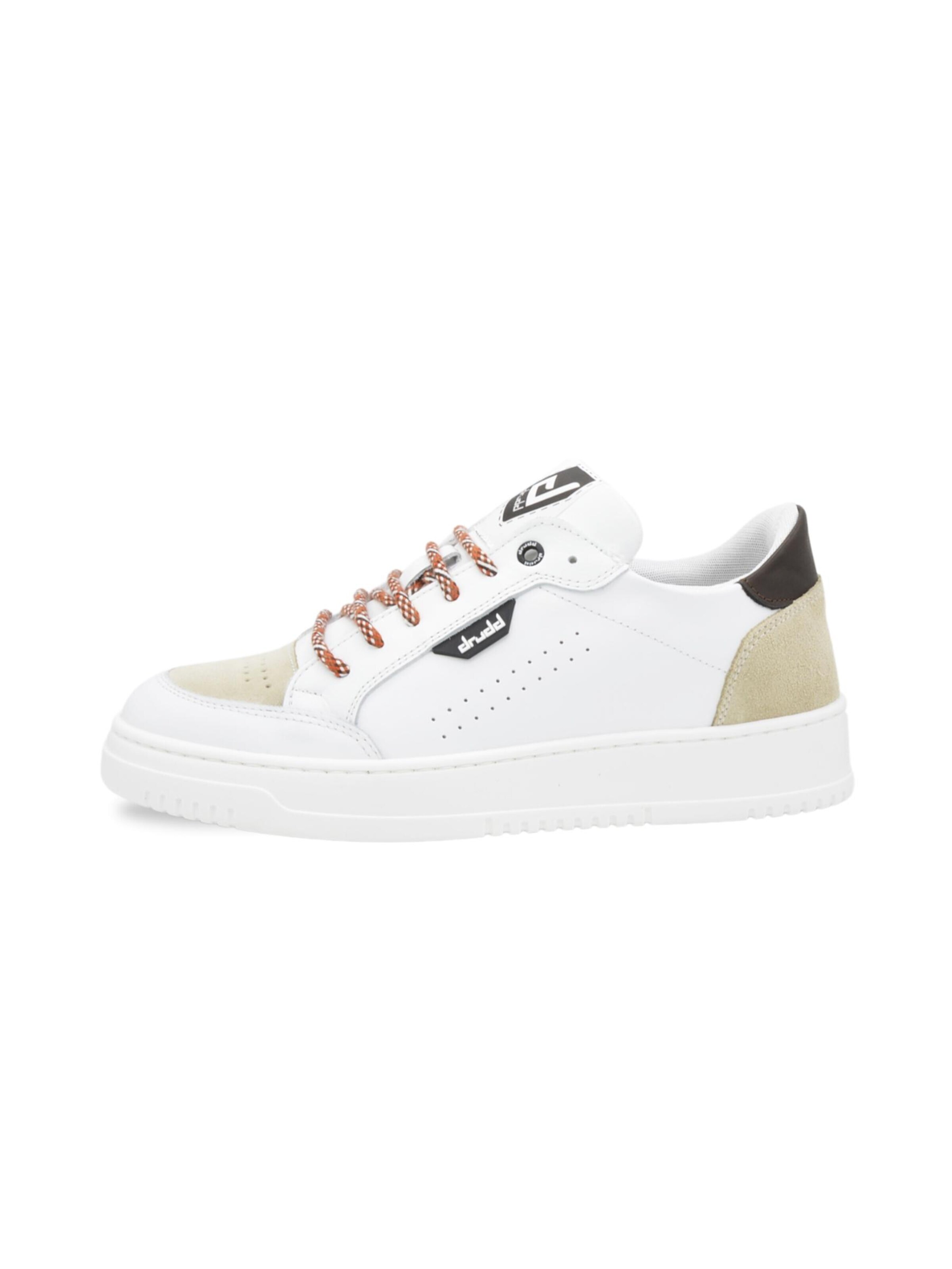 DRUDD Låg sneaker 'D-310-leather' i vit: framsida