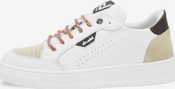 DRUDD Tenisky 'D-310-leather' – bílá: přední strana