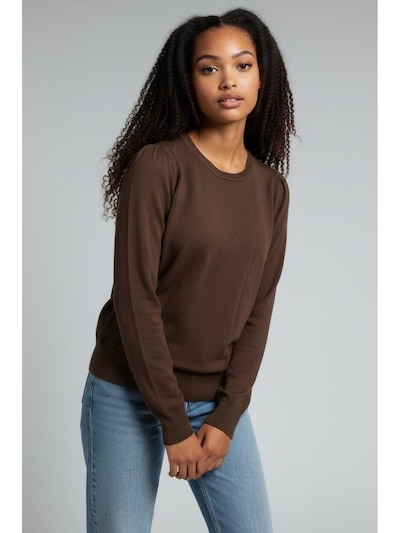 Fresh Flower Sweat-shirt en S en marron, Vue avec produit