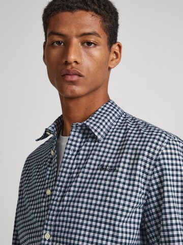 Pepe Jeans Regular Fit Hemd 'COPDOCK' in Blau