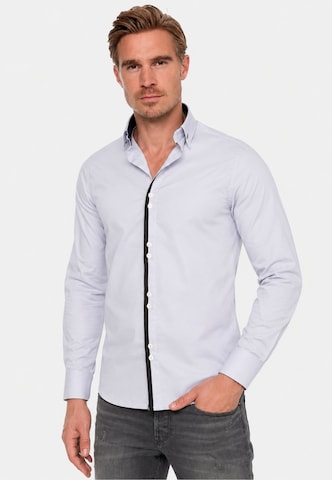Chemise Rusty Neal en gris : devant