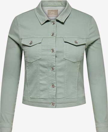 Geacă de primăvară-toamnă 'CARWespa' de la ONLY Carmakoma pe verde: față